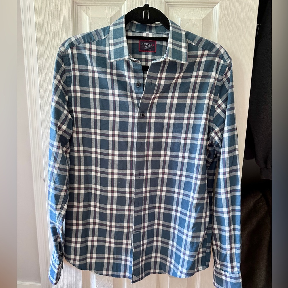 UNTUCKit Button Down Shirt Plaid